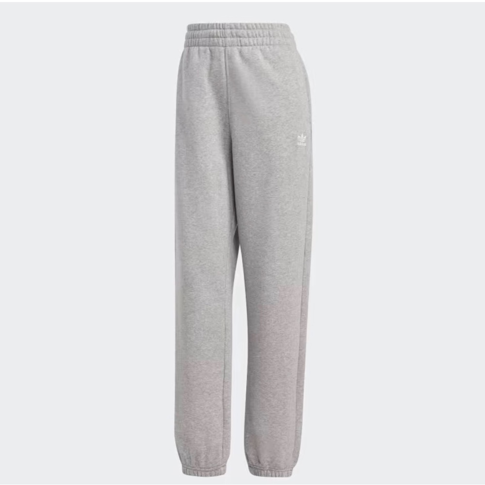 Adidas Heather Gray fleece Joggers ( S)